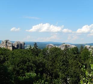 Ausblick vom Schlosshof