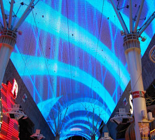 Himmel über Fremont Street