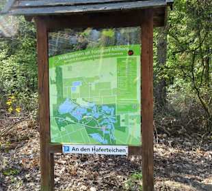 Lageplan der Ahlhorner Fischteiche