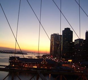 Manhatten bei Sonnenuntergang