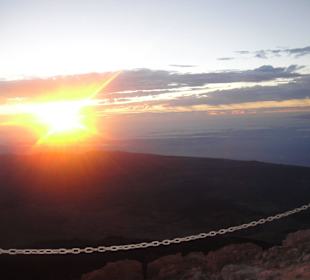 Sonnenaufgang auf dem Teide-Krater