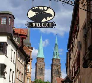 Blick auf die Türme von St. Sebald