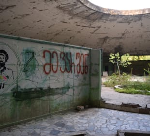 Ruine Badhaus des Sanatoriums