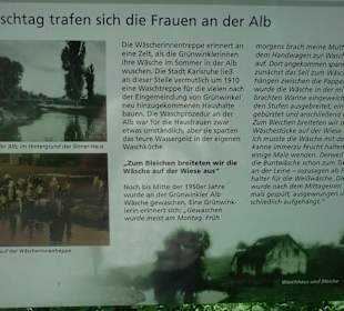 Infotafeln an der Alb