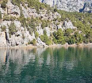 Oymapinar Baraji/ Stausee Green Lake & Green Canyon