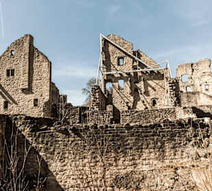 Burg Fels Larochette - Teilansicht der Burganlage