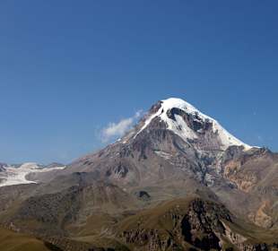 Mount Kazbek in Georgia