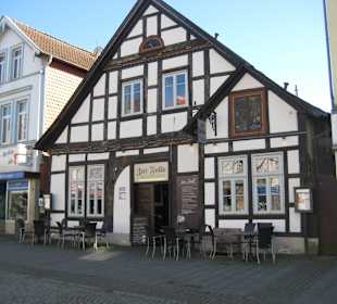 Blick über die Lange Straße Richtung Stadtkirche