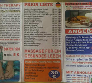 Preisliste mit Telefonnummer und WhatsApp 