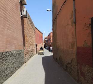 Unterwegs in der Altstadt von Marrakesch