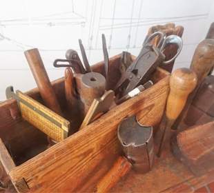 In der Abteilung "Tauwerk & Takelage"