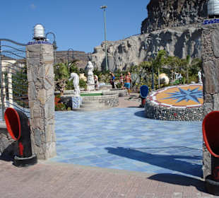 Eingang zur Minigolfanlage