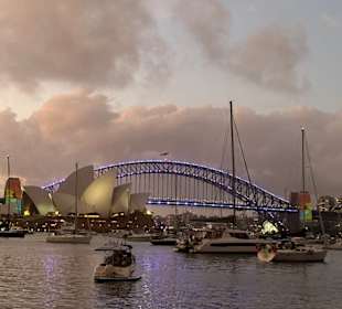 Opera House und Harbour Bridge