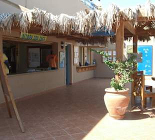 Empfang und Equipmentausgabe