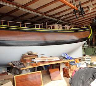 Rundgang über das Gelände der Museumswerft