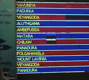 Abfahrzeiten - Züge - Gleis