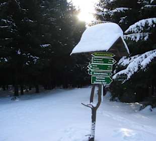 Wegweiser Nähe Grenzadler