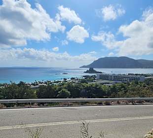 Aussichtspunkt über dem teuersten Hotel auf Kos