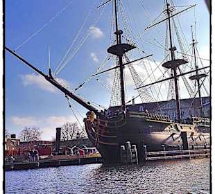 Grachtenfahrt, Piratenschriff Original Replica