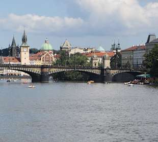 Blick auf die Moldau