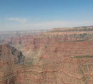 Der Grand Canyon vom Hubschrauber aus gesehen