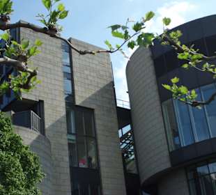 Gang zurück zur Tiefgarage vorbei am Landtag