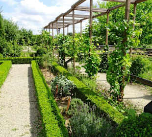 Rekonstruktion des Gartens der Villa