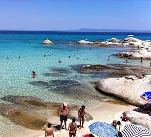 Portokali Beach ca. 6 km vom Hotel Maistrali