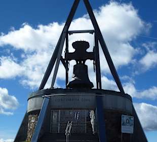 Die Friedensglocke auf dem Kronplatz