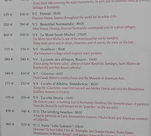 Am Kreuzfahrtterminal angebotene Taxitouren