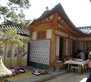 Cortile di una casa tradizionale