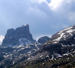 Blick vom Lagazuoi auf den Monte Pelmo