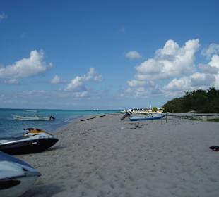 Blick nach rechts, nur Strand