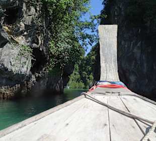 Auf dem Weg zur Lagune