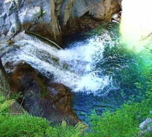 Wasserfall im Enipeas Canyon