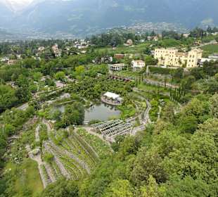 Die wunderschöne Anlage im naheliegenden Meran