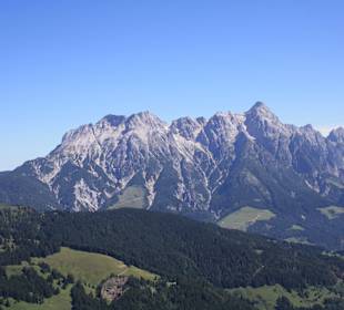 Aussicht vom Schattberg in Saalbach