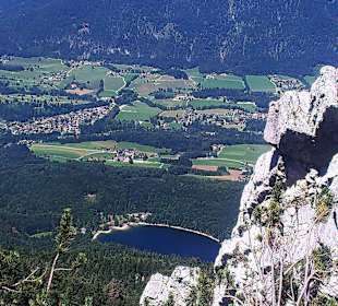 Blick hinab zum Nussensee