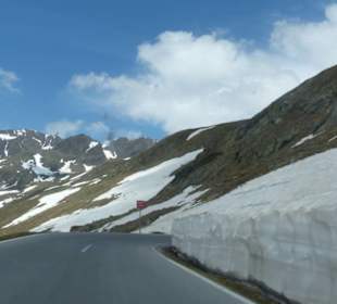Oben lag reichlich Schnee
