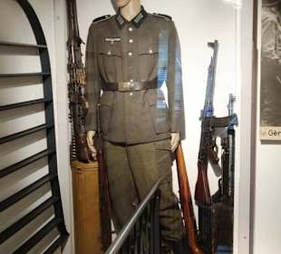 Deutscher Soldat in der Schlacht