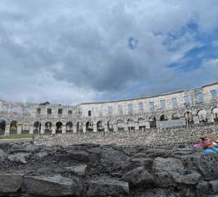 Anfitheater in Pula in der  Stadt centrum