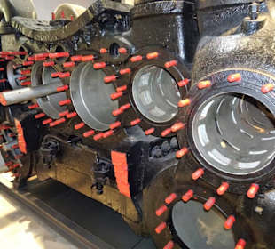 Die Zylinderbuchsen der Lok