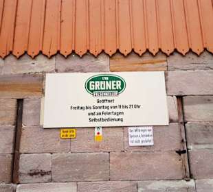 Das neue Firmenschild