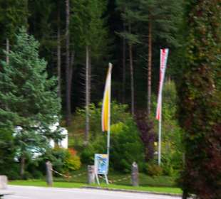 Camper lassen sich dort nieder 