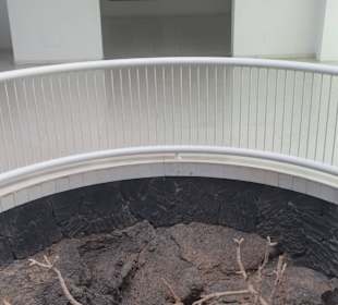 Ein Blick von oben in ein Wohnraum