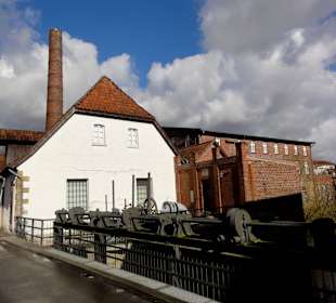 Ansicht des Museums vom ehemaligen Wasserrad