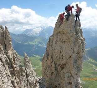 Klettern in den Dolomiten mit Albin