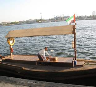 Boot für einen kleinen Ausflug auf dem Creek