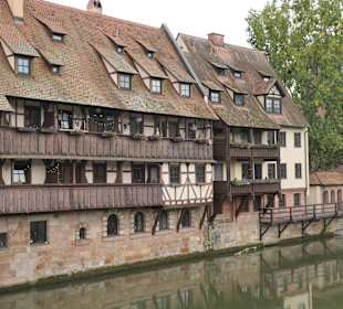 Blick zur Pegnitz in Nürnberg