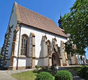 Außenansicht der Kirche Maria im Weingarten